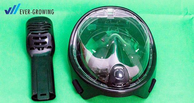 Tauchmaske von Hengda - Innovatives rundes Design bietet einen atemberaubenden Panoramablick unters Wasser an