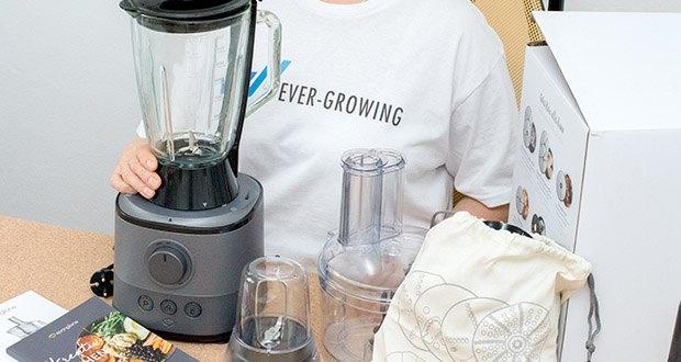 Springlane Universal Küchenmaschine Kaia im Test - Dank ihres edlen und funktionalen Designs fügt sie sich in jede Küche ein