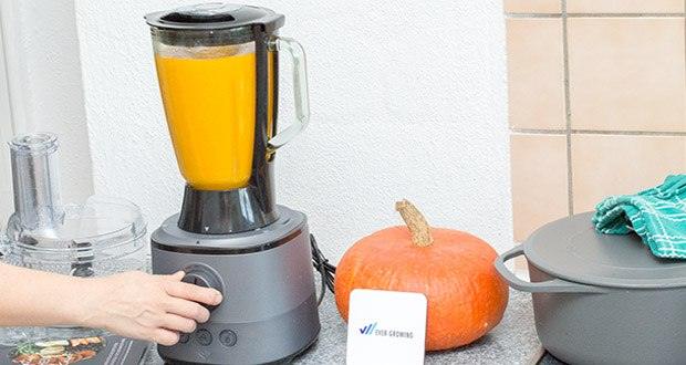 Springlane Universal Küchenmaschine Kaia im Test - stufenlose Geschwindigkeitseinstellung mit Drehregler