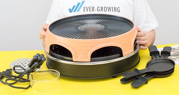 Emerio Pizzaofen PIZZARETTE 3 in 1 Pizza-Raclette-Grill im Test - 3 in 1 Funktion (Pizzarette, Raclette und Grill)