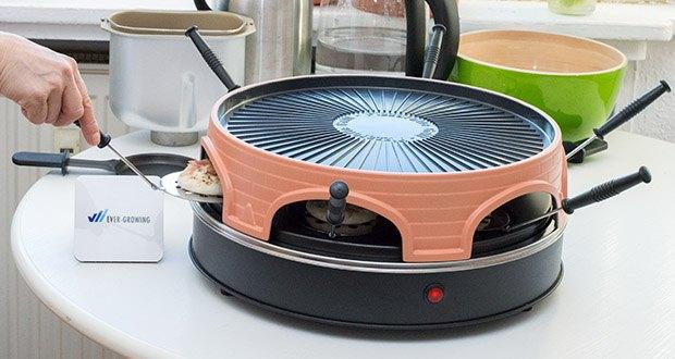 Emerio Pizzaofen PIZZARETTE 3 in 1 Pizza-Raclette-Grill im Test - mit Aluminium-Druckgussgrillfläche