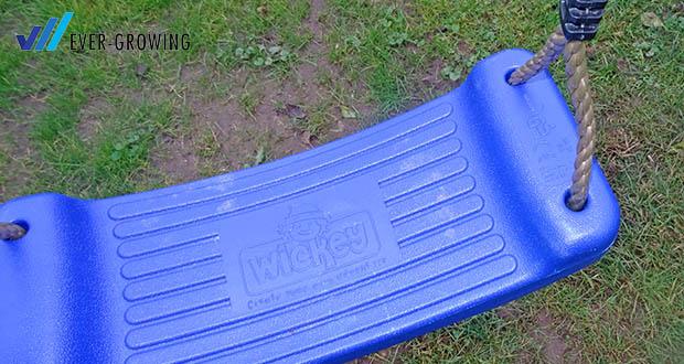 WICKEY Doppelschaukel mit Rutsche im Test - pro Schaukelsitz max. 50kg Belastung