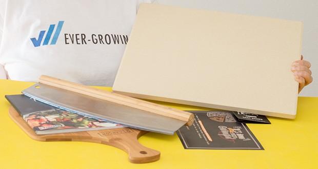 GARCON Pizzastein 4er Set im Test - Maße: 38 x 30 x 1,5 cm / Material: Cordierit