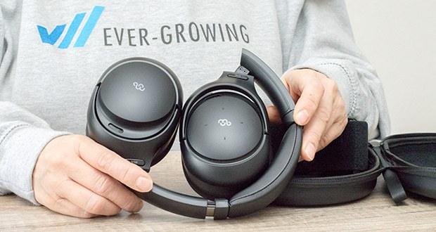 Mu6 Space 2 Active Noise Cancelling Kopfhörer im Test - das ergonomische Design passt genau in Ihre Ohren und sorgt für eine nahtlose Abdichtung zur Unterdrückung von Außengeräuschen und maximalen Hörkomfort