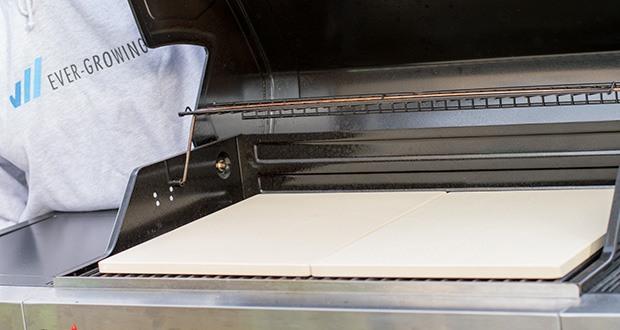 GARCON Pizzastein 4er Set im Test - Pizzastein passt in jeden Backofen und Gasgrill