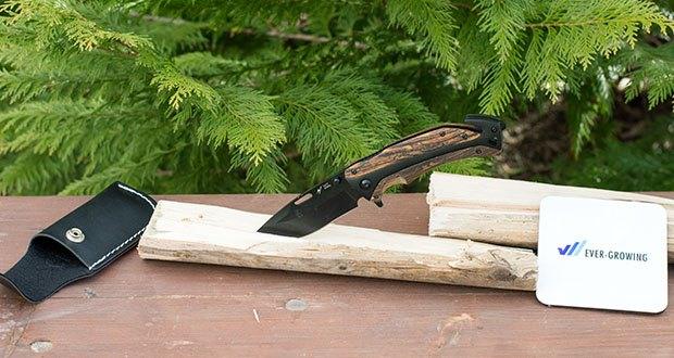 BERGKVIST 3-in-1 Taschenmesser K29 Tiger im Test - extra scharfe 7cr17 Edelstahlklinge in schwarz