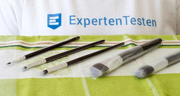 FIND Starterset 5 Pinsel im Test - Lieferumfang: 5 Pinsel – Creasepinsel (Nr. 04), Smudgepinsel (Nr. 06), Lippenpinsel (Nr. 07), Foundationpinsel (Nr. 08), Rougepinsel (Nr. 11)