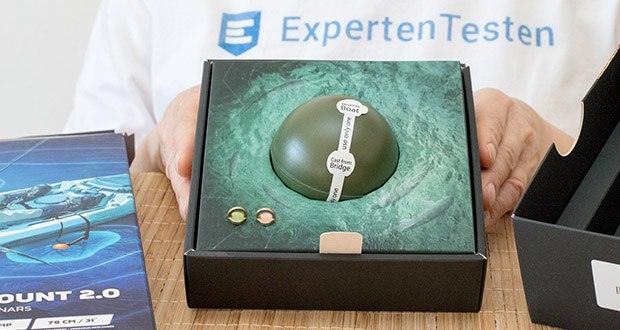 Deeper CHIRP+ Smart Sonar GPS-Fischfinder Set im Test - erzeugt sein eigenes Wi-Fi-Signal, um sich mit Ihrem Smartphone zu verbinden