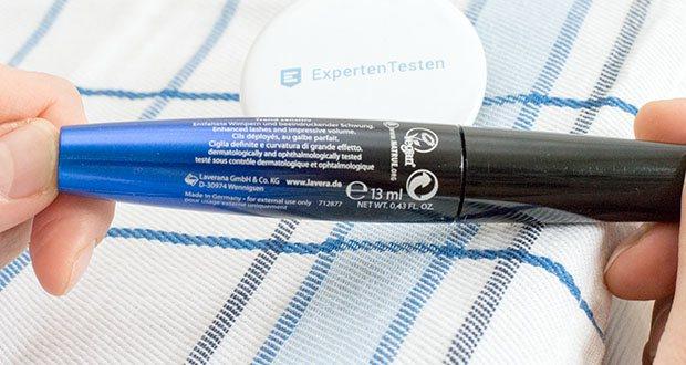 lavera Natural Definition Wimperntusche Mascara im Test - frei von synthetischen Konservierungsstoffen