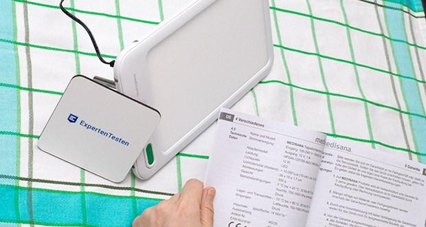 Medisana LT 460 Tageslichtlampe im Test - kann zu jeder Zeit vitalisierendes Tageslicht erzeugen