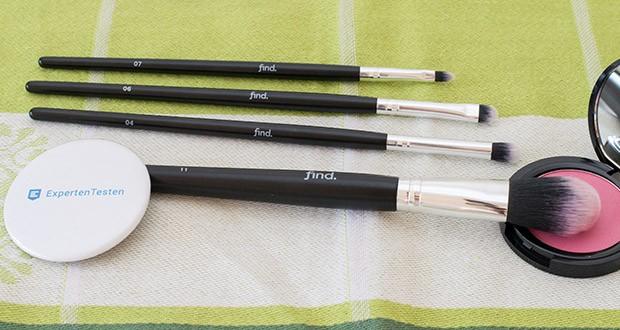 FIND Starterset 5 Pinsel im Test - zum reinigen des Pinsels Wasser mit Reinigungsmittel verwenden