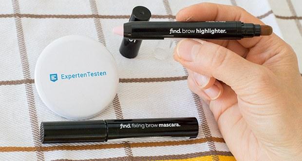 FIND Augenbrauen-Highlighting Kit im Test - aus ausgewählten, hautpflegenden Inhaltsstoffen