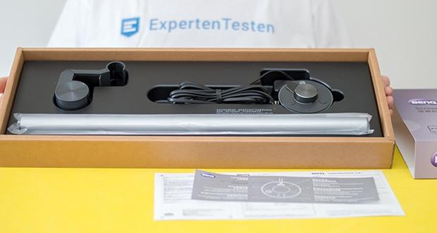 BenQ ScreenBar Plus LED-Monitor-Lampe im Test - nach dem IEC/TR 62778-Standard als „Frei von blauem Licht“ bewertet