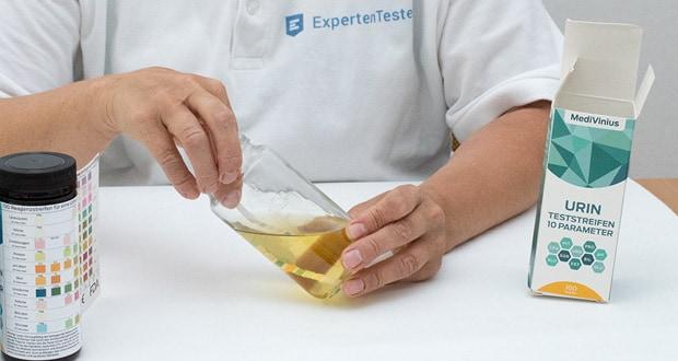 Urin Teststreifen von MediVinius - einfache und simple Benutzung
