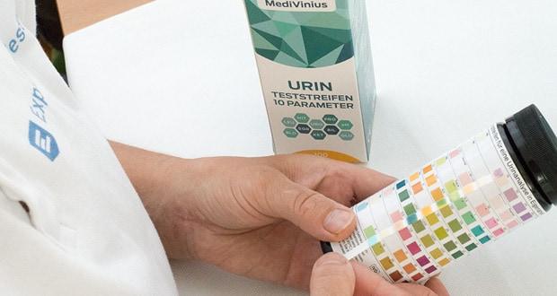 Urinteststreifenset von MediVinius - Für einen zuverlässigen Gesundheitstest für Männer, Frauen und auch Kinder für zu Hause
