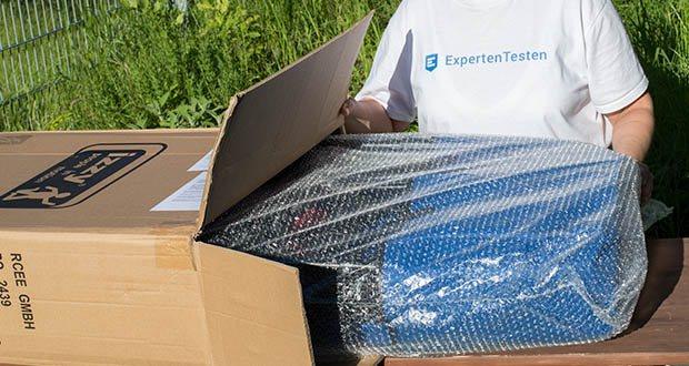 Izzy Bollerwagen faltbar im Test - TotalmaĂźe: ca. 120 x 58 x 110 cm (LxBxH) / Gewicht: ca. 10.5 kg