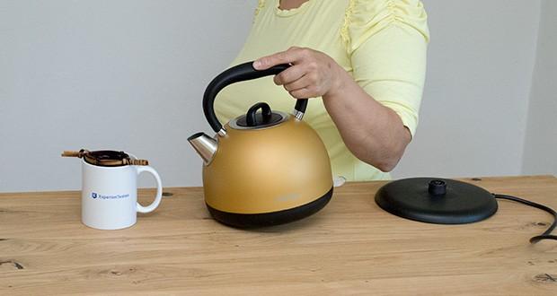 STEPLER Retro-Design Wasserkocher im Test - traumhaft schönes Retro-Design trifft topmoderne Technik