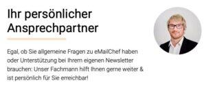 Ansprechpartner bei EMailChef