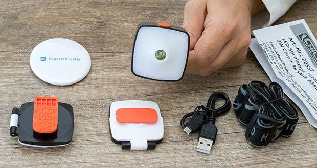 Chilitec LED-Stirnlampe Headlight CTX5 im Test - Lieferung inkl. Softband, GĂĽrtelclip und Micro USB Kabel