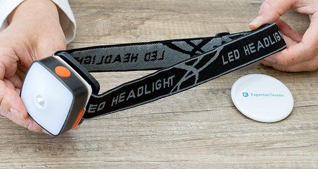 Chilitec LED-Stirnlampe Headlight CTX5 im Test - ca. 6 Std. Leuchtdauer mit einer Ladung