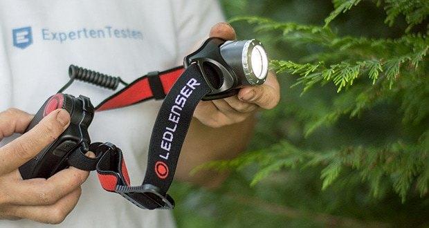 Die LED-Stirnlampe H7R.2 von Ledlenser im Test