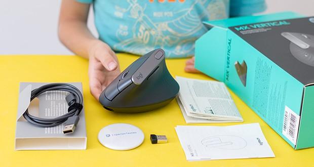 Logitech MX Vertical Bluetooth Maus im Test - advanced Optical Tracking