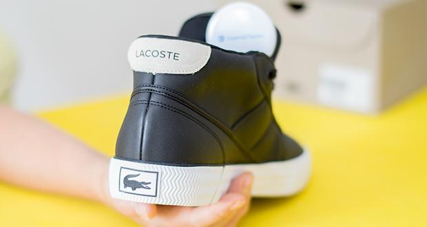 Lacoste Herren-Chukka Boots Gripshot im Test - ein strahlender Colour-pop Streifen markiert die Außensohle