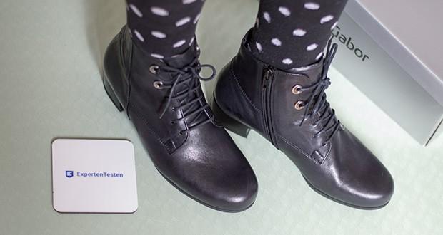 Gabor Damen Comfort Basic Stiefeletten im Test - einmal Schnüren und eine optimale Passform ist gewährleistet