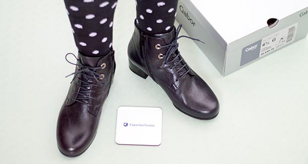 Gabor Damen Comfort Basic Stiefeletten im Test - hoher Tragekomfort durch herausnehmbares Fußbett