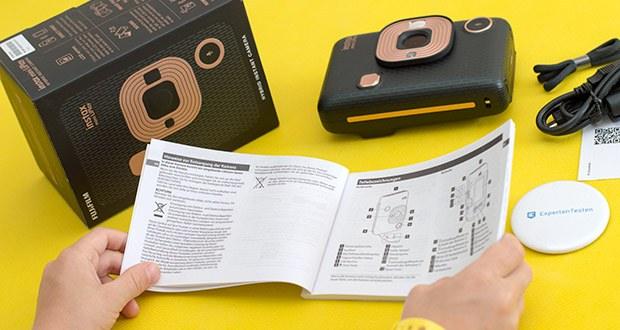 Fujifilm Instax Mini LiPlay Elegant Hybride Sofortbildkamera im Test - Praktisch: Einmal mit Ihrem Smartphone verbunden, können Sie dieses auch als Fernauslöser für die instax mini LiPlay verwenden und mit der App auf Ihrem Handy den Bildausschnitt in Echtzeit beobachten