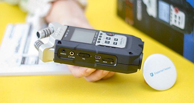 Zoom H4nPro Digital Multitrack Recorder im Test - weiterentwickeltes X/Y-Stereomikrofon, das bis zu 140 dB verarbeiten kann