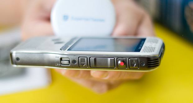 Philips DPM6000 Digitales Diktiergerät im Test - das ergonomische, schlanke und leichte Design sorgt für maximalen Komfort, selbst beim Arbeiten über längere Zeiträume