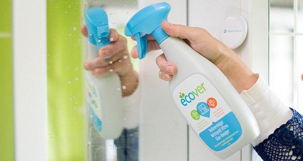 Ecover Glas- und Fenster-Reiniger im Test - stark gegen Fettspuren dank kraftvoller Bio-Tenside