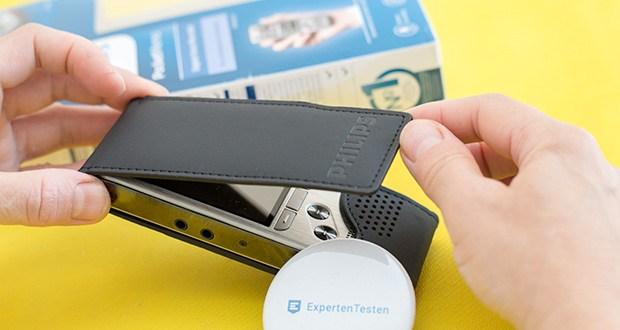 Philips DPM6000 Digitales Diktiergerät im Test - mit der Prioritätsfunktion können dringende Diktate mit Vorrang behandelt werden