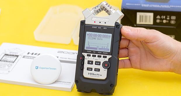 Zoom H4nPro Digital Multitrack Recorder im Test - 3 verschiedene Aufnahmemodi: Stereo, 4-Kanal, MTR