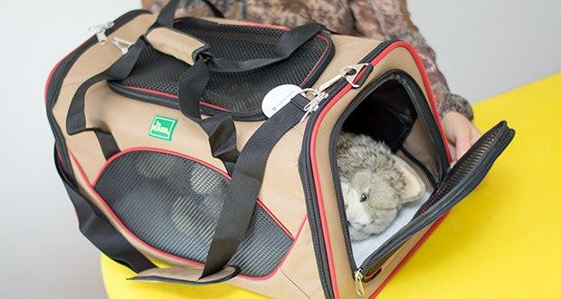 HUNTER KANSAS Tragetasche für Hunde und Katzen im Test - praktische Tragetasche für Hunde und Katzen