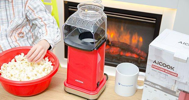 Aicook Popcornmaschine 1400W im Test - Popcorn in weniger als 2 Minuten