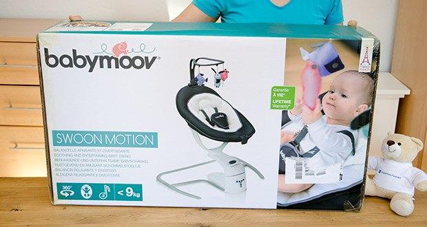 Babymoov Babyschaukel Swoon Motion Zink im Test - eine perfekte Kombination aus beruhigender Schaukel und Anregung für das Baby