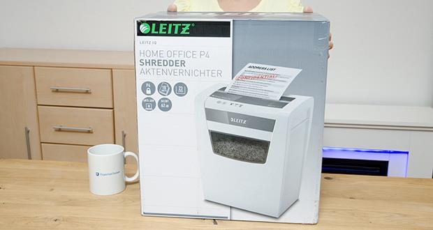 Leitz IQ Home Office Aktenvernichter im Test - MaĂźe (LxBxH): 35,6 x 42,3 x 23,8 cm