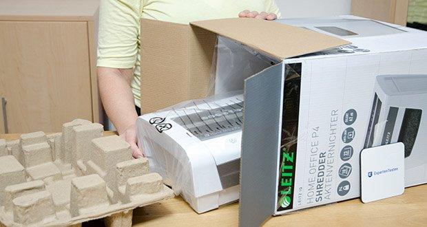 Leitz IQ Home Office Aktenvernichter im Test - Gewicht: 5 kg