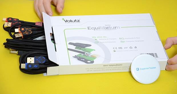 Volutz USB C Kabel 5er Pack im Test - kommt in verschiedene Farben