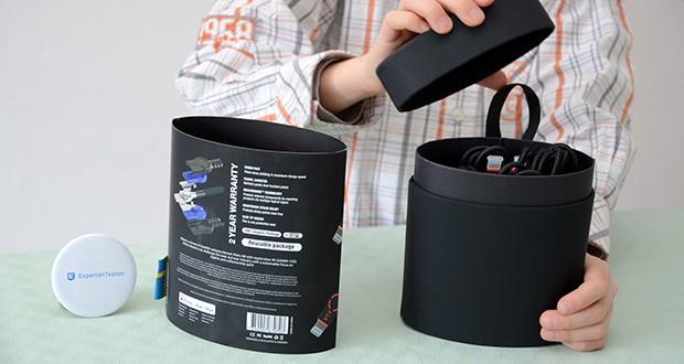 Volutz USB zu Lightning Kabel 5er Pack im Test - Volutz DualHousing Technologie isoliert Biegebewegungen und absorbiert den Druck vom täglichen Verschleiß