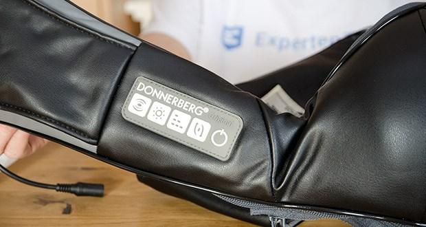 Donnerberg Nackenmassagegerät Premium NM089 im Test - Sie können sich selbst den Geschwindigkeitsgrad und die Richtung der 4D-rotierenden Massageköpfe aussuchen