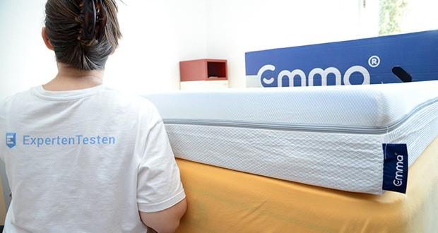 Emma Two Matratze 90x200cm im Test - durchdachte Zonierung; stützender HRX-Schaum; atmungsaktiver Bezug; Antislip-Beschichtung