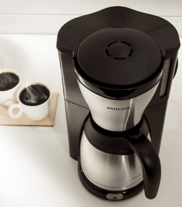 Kaffeemaschine mit Thermoskanne Test Kaffee vertreibt Kummer und Sorgen und das bereits am Morgen.