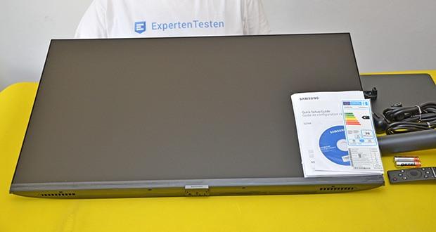Samsung M5 Smart Monitor 32 Zoll im Test - schlankes, schmales Design, randlos an 3 Seiten
