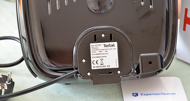 Tefal Snack Time SW341B Waffeleisen & Sandwichtoaster im Test - Kabelaufwicklung