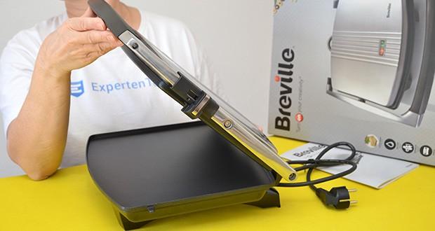 Breville Panini Grill Sandwichtoaster im Test - isolierter Griff