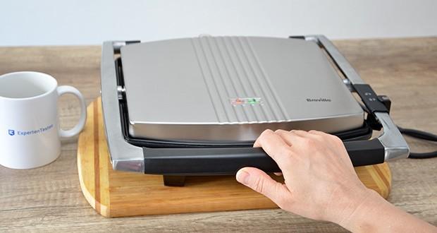Breville Panini Grill Sandwichtoaster im Test - Leuchten fĂĽr die Anzeige der Betriebs- und Garbereitschaft