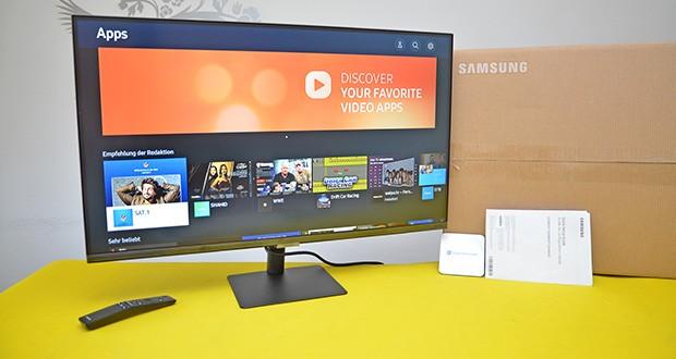 Samsung M5 Smart Monitor 32 Zoll im Test - Weltweit der erste PC-lose Smart Bildschirm